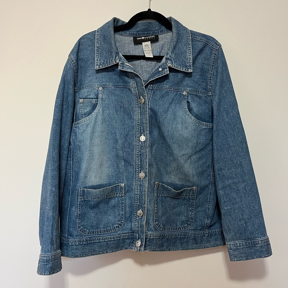 Unique Vintage Denim Jean Jacket